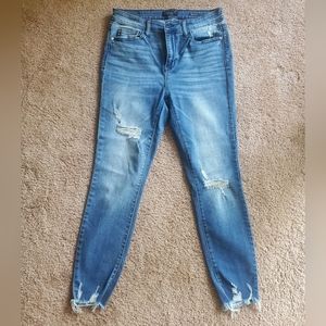 Judy Blue Distressed Denim, skinny fit, size 11/30
